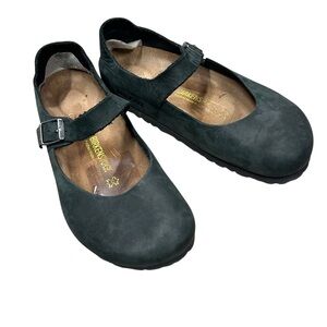 Birkenstock Women's Black Mary Jane Shoes